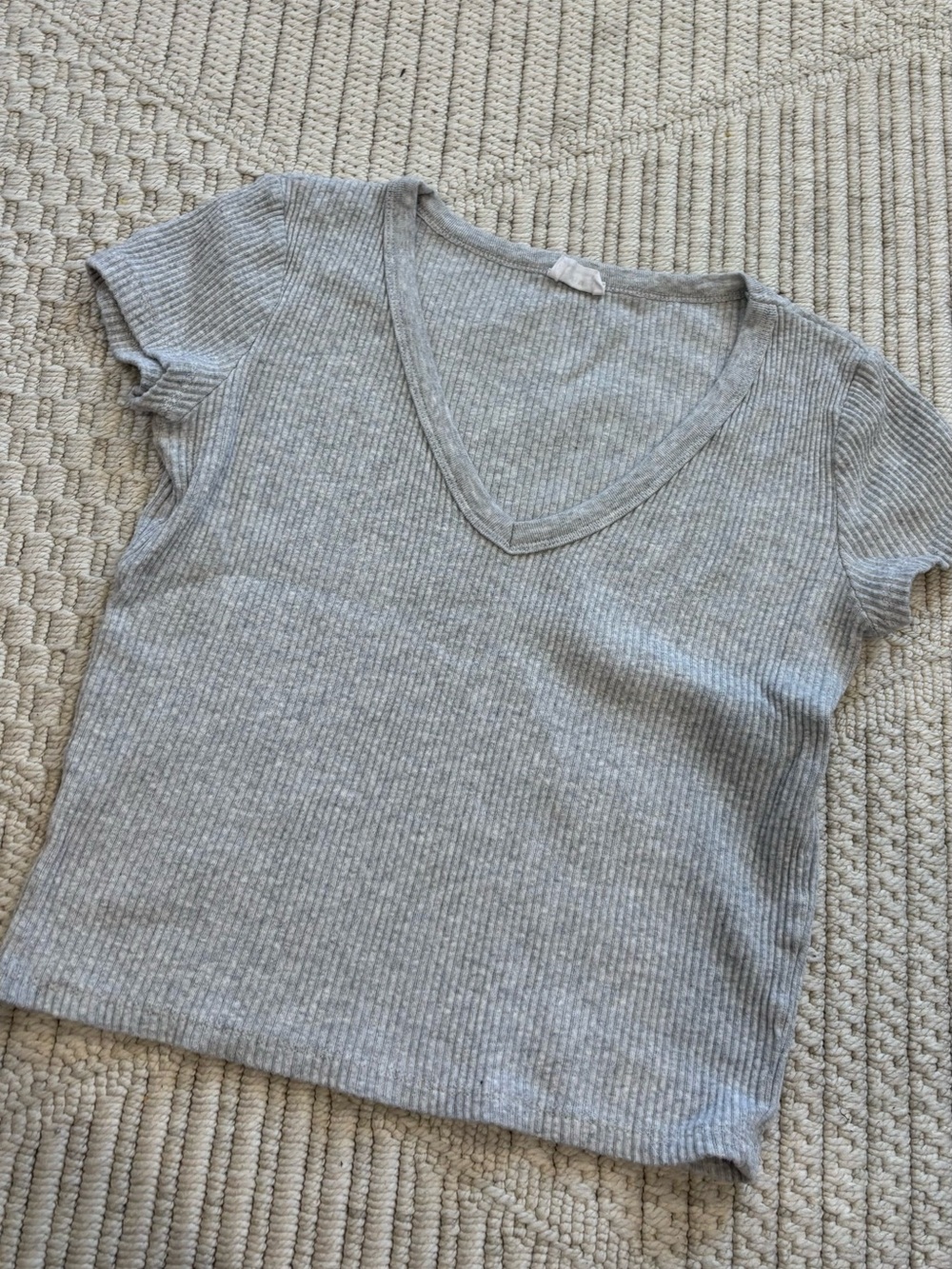Cotton On Ribbed Cropped Tee